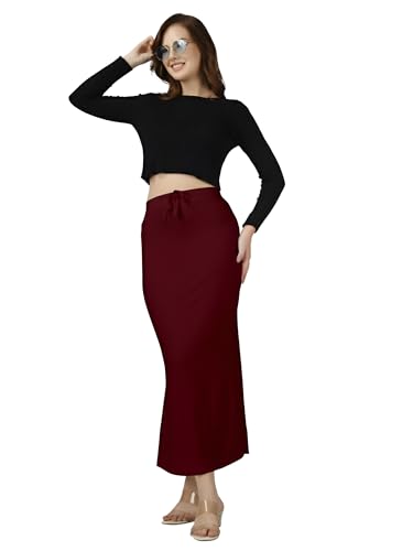 Image of Nexsus Stretchable Saree Shapewear | Petticoat for Women | Cotton Blended | Skirts for Women | Shape Wear Dress for Saree | Available in 80+ Colors and Plus Sizes