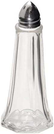 Browne 158S Salt and Pepper Shakers - Chrome Metal Top, 24 per Case