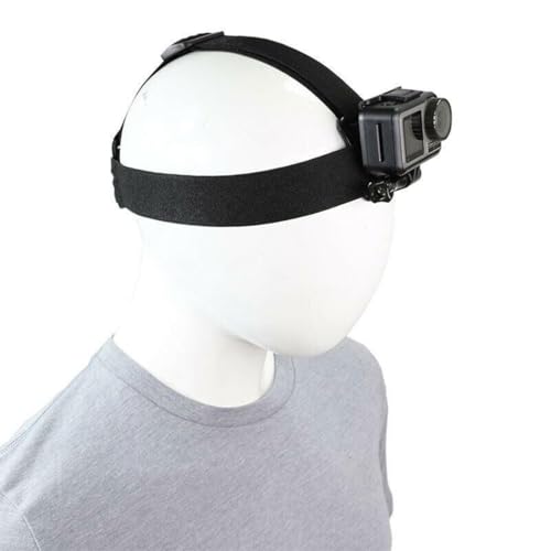 Image of HeadStrap Mount with Screw & Mobile Holder Compatible with All Smart Phones Go pro Hero 9 /8 /7 /6,SJCAM, Yi, & Other Action Cameras (Headstrap Mount)