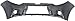 Evan Fischer Front Bumper Cover Compatible with 2014-2016 Toyota Corolla CE L LE LE ECO Models, Primed, With Fog Light Holes, CE/L/LE/LE ECO Models, Without Chrome Grille Surround TO1000399
