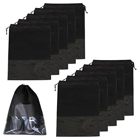 Bolsas de Zapatos de 10 piezas con Ventana Transparente Cover