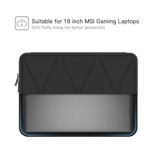 Smatree Hard EVA Protective Sleeve Case Compatible for 18 inch MSI Gaming Laptops Titan 18 HX A14V/Raider 18 HX A14V Laptop, for MSI CreatorPro X18 HX - A14V Laptop Waterproof Sleeve(A1700)