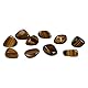 Nvzi 10 Packungen Tigerauge Stein, Handschmeichler Stein, Kristalle Heilsteine, Gepolijste Trommelstenen, Chakra Steine, Trommelsteine Mischung, Halbedelsteine Mischung, Glückssteine für Kinder