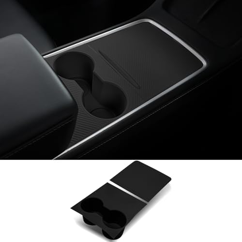 Center Console Silicone Wrap Kit with Cup Holder for Tesla Model ...