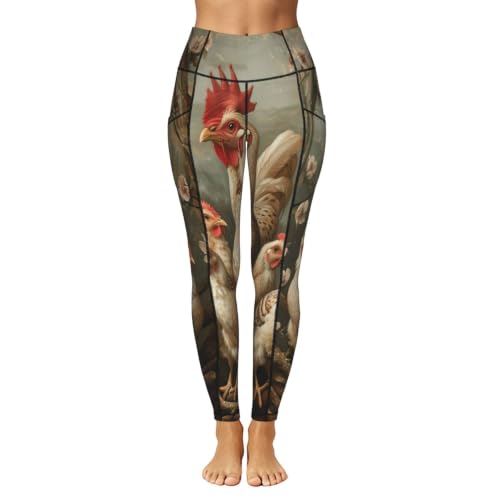 Pantalones de yoga holgados EnkzpoHen para mujer y leggings de descanso 2