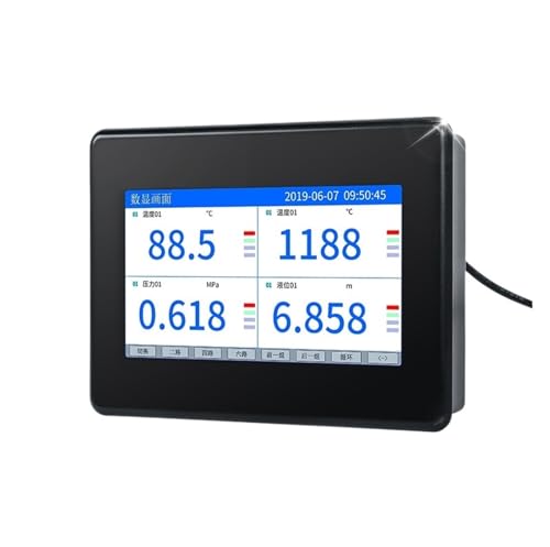 Multi-Channel Touch Screen paperless Recorder Industrial-Grade Temperature Inspection Instrument 16/32 Voltage and Current(4 Channels)