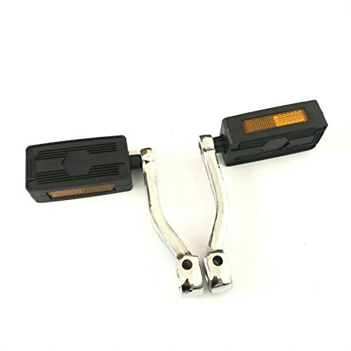  KIT PEDIVELLE + PEDALI IN PLASTICA NERO NERA PER CICLOMOTORE CIAO PX P PXV PV