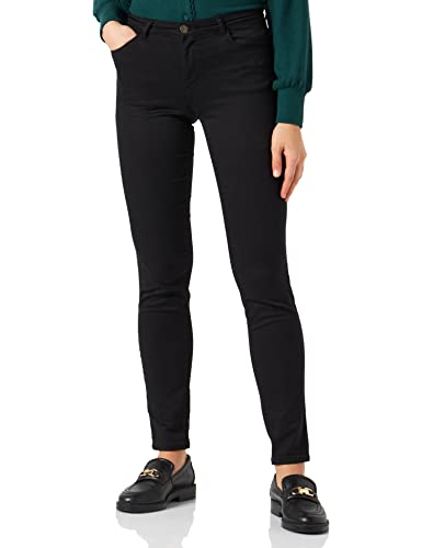 Naf Naf FPOWI Pantalon, Noir, 42 Femme Cover