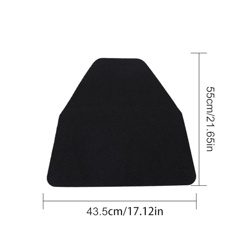 Tapis absorbant noir lavable réutilisable de 55x43.5cm avec base antidérapante Zerodis
