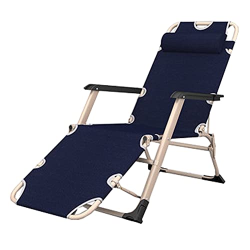 Silla XL de gran tamaño de gravedad cero con diseño plegable acolchado y reposacabezas ajustable, tumbona extra ancha para patio al aire libre y comodidad junto a la piscina (color: B)