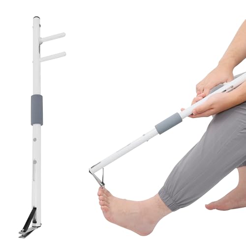 Nelyrho Long Handled Toenail Clippers Wide Jaw Opening, Include Magnifier (72CM)