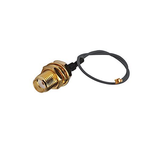 10pcs Rf SMA Female to Hirose U.FL Connector Coaxial Cable IPX1.13 15cm(0.5feet) Used for Mini PCI Cards for Laptop Computers Ships from USA