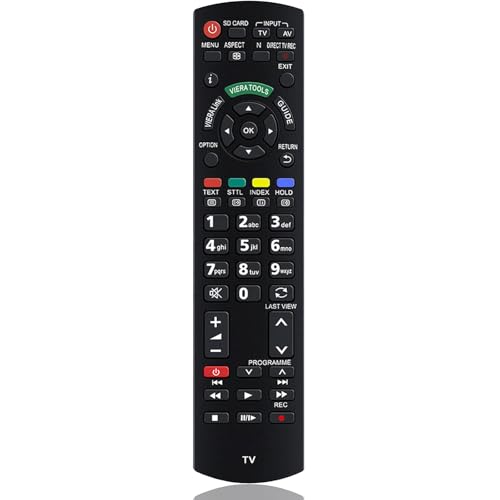 Ersatz Fernbedienung Panasonic für TV, universalfernbedienung panasonic Viera HDTV LCD LED Keine Einrichtung erforderlich