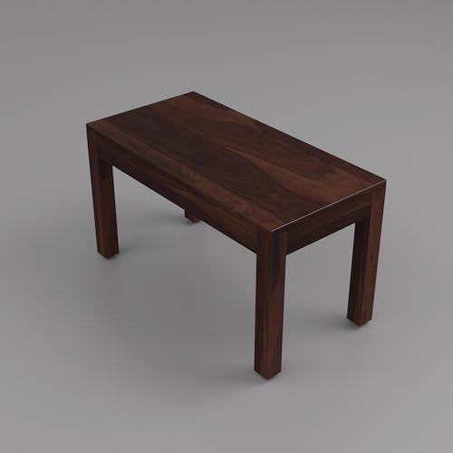 Image of Solid Wood Cane 4 Seater Dining Table Set | Four Seater Dining Table with 2 Cushions Chairs & 1 Bench for Dining Room | 4 Seater Dining Set for Hotel Restaurant | Sheesham, B-Walnut