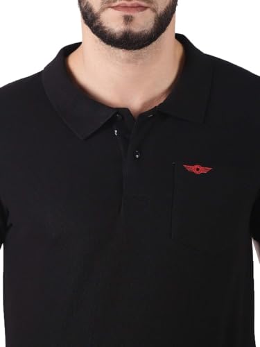 Image of Force NXT Polo Neck T-Shirt for Men Pack of 2 | Regular Fit T-Shirt for Men | Premium Super Combed Rich Cotton Polo Shirt | Men's Ultra Soft Half Sleeve T-Shirt