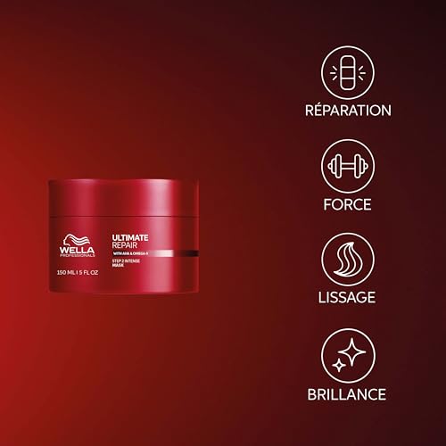 Wella Professionals Ultimate Repair Masque réparation profonde et douceur pour cheveux abîmés 150ml