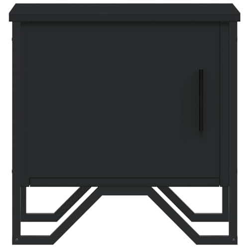 Table de chevet noire compacte pour optimiser les petits espaces