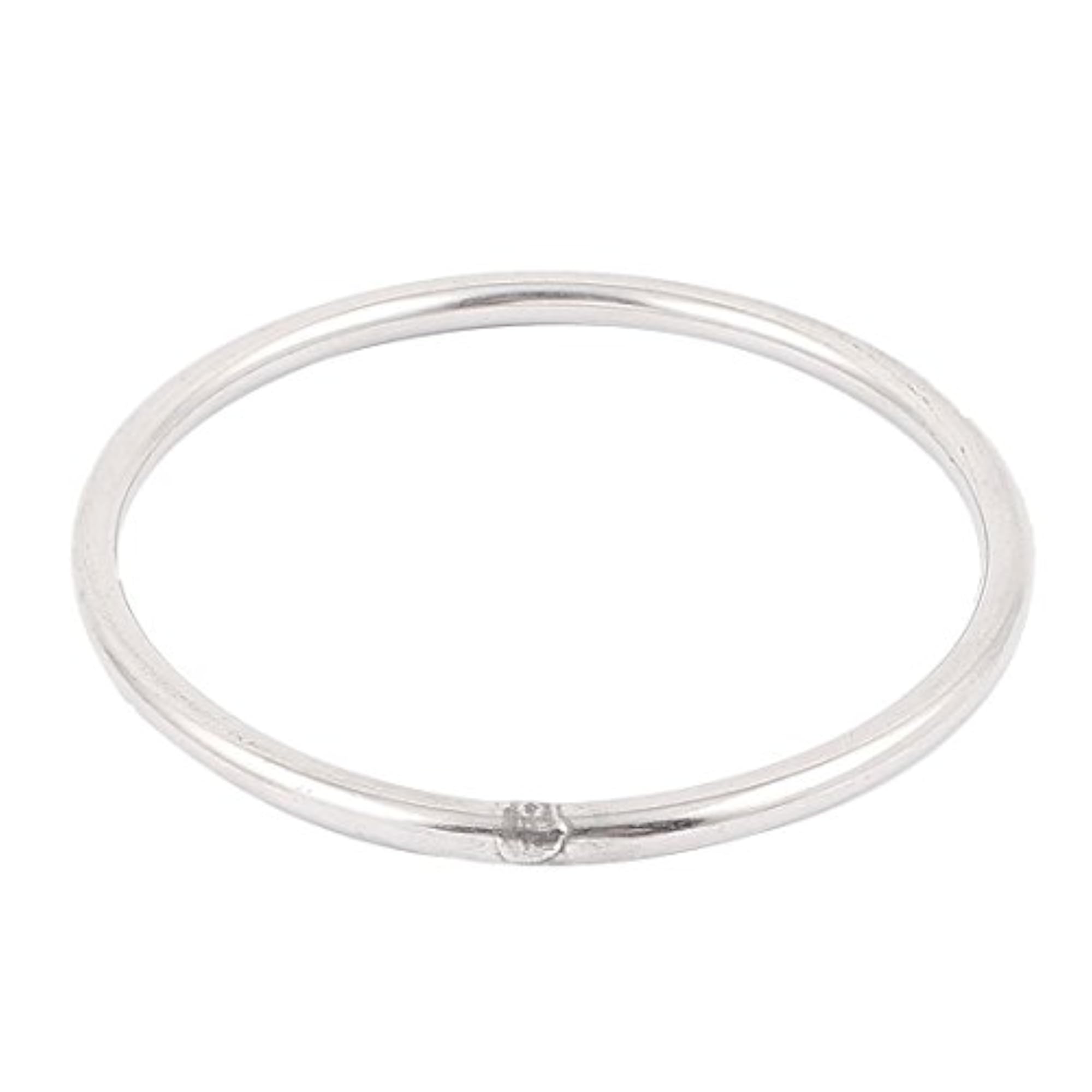 Men's Stainless Steel Round Ring, Durable Design