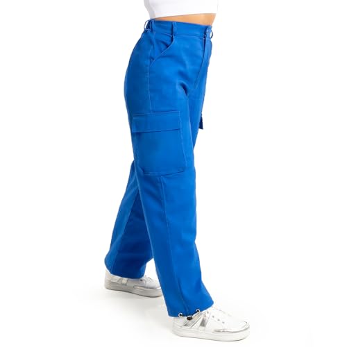 Youth Cargo Parachute Wide Leg Cinched Pants