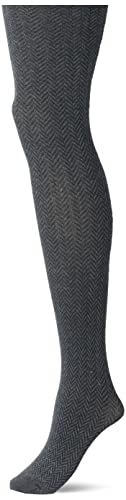 Berkshire Herringbone Rib Tights with Non-Control Top and Reinforced Toe - 4922