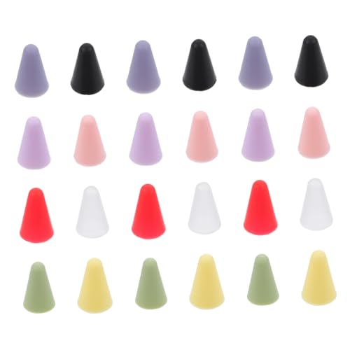 Operitacx 24 Piezas Tapa Protectora de Silicona para Lápiz Táctil Compatible con Apple Pencil y Generación de Antipérdida y Antideslizante para Puntas de Stylus