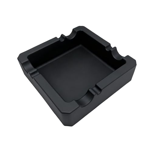 SOQKEEN Posacenere, Grande Posacenere Sigaro da Esterno in Silicone per Patio/Interno/Casa, decorazione per sigari con 8 supporti