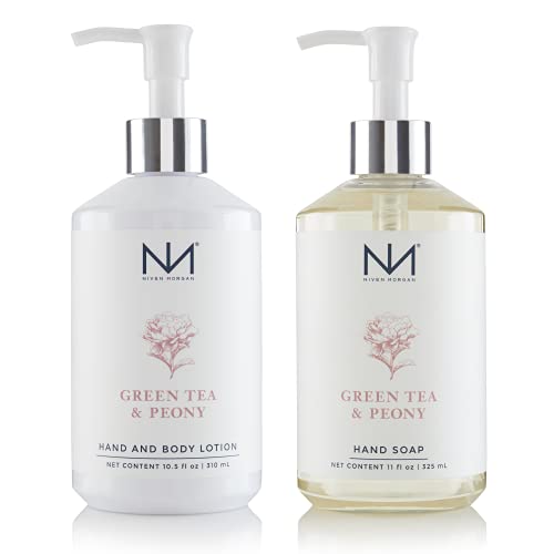 & Peony Hand Soap And Lotion Set