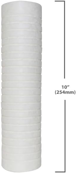 Appli Parts APFC-105P 8 Pack 10 in Sediment Water Filter Replacement Cartridge Compatible with RO Units and Sediment Filtration Systems 5 Micron