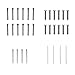 Jetwood 1:16 Scale RC Car Front/Rear Suspension Screws & Pins Set forJC16EP, Spare Partsï¼ŒM3294/M25425/M2523/M2516