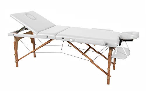 Camilla masaje plegable en madera de haya. Medidas 185x70cm Coinfycare Romus