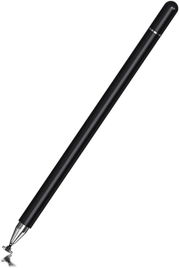 UYVPAER 6 Pezzi Penne Stilo Nere Per Touchscreen, Pennino Capacitivo Ad Alta Precisione Per Tutti Gli Universali, Universali, Con Punta Fine Per Ipad, Telefoni Cellulari, Samsung/Tablet E Altr