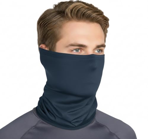 Image of UPF 50+ Neck Gaiter - UV Sun Protection Face Mask, Balaclava, Headband & Scarf - Cooling, Breathable Fabric