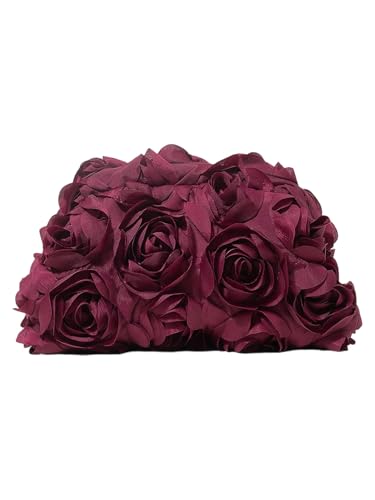 Image of Verdusa Women's 3D Flower Clutch Evening Bag Floral Purses Party Prom Handbags