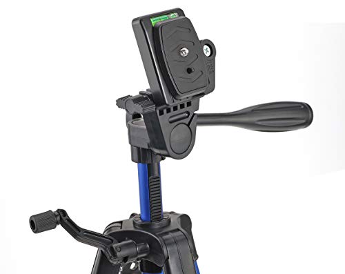 Image of Simpex Camera Tripod 6633 with Mobile Holder Bracket for Smartphones, DSLR and Cameras (Blue)