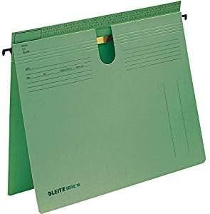 LEITZ Series 18 Suspension Files Manila Cardboard 250 g/m² Green Pack of 50, Office Supplies
