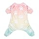 CuteBone Große Hundepyjamas mit Farbverlauf, weiches Material, dehnbarer Einteiler für Hundehemd, Hundewinterjacke und Hundemantel P09XL-DE