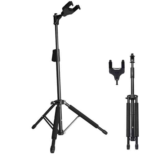 Sondery Guitar Stand for Any Guitar, Bass with Any finish, Foldable Adjustable Auto-locking Tripod Floor Stand