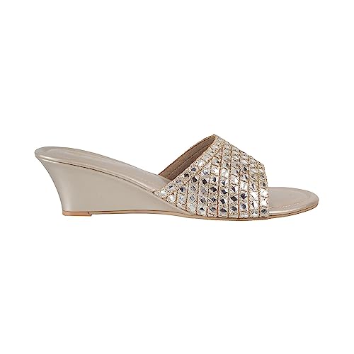 Image of Metro Women Wedge Heel Fashion /Ethnic Sandal