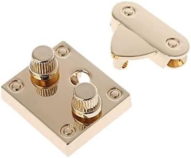 Zamek torebki, Zapięcie typu Twist Turn Lock, zapięcie Metal Gold 28x35mm