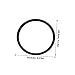 Vaguelly 3pcs Sound Bowl Rubber Rings for Crystal Singing Bowls Durable Cushions for Stability Small Large for Meditation Yoga Use