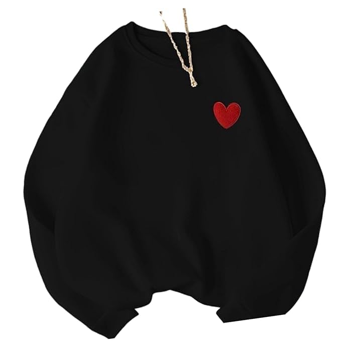 draxstar Women’s Printed Sweatshirt | Stylish Casual Winter Wear | Soft Fleece Warm Pullover | Trendy Graphic Print | Long Sleeve Round Neck Sweatshirt for Girls & Women-picture-34