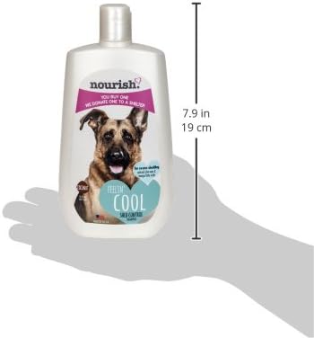 Miniatura 7 de Nourish Shed Control - Champú para perros, verbena de coco natural, 16 onzas, compra 1, donamos 1 a un refugio, fabricado en EE. UU., PH equilibrado
