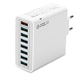 CONTENU DE L’EMBALLAGE – Le lot comprend 1 chargeur secteur USB multiple à 8 ports, puissance totale de 30W. Aucun câble n’est inclus afin de vous permettre d’utiliser vos câbles d’origine compatibles avec vos appareils