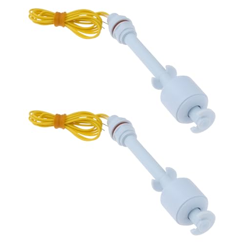 ECSiNG 2Pcs Float Switch Liquid Level Sensor 110V DC/0.5A Water Level Sensor for Water Dispenser Water Heater Humidifier, 100mm