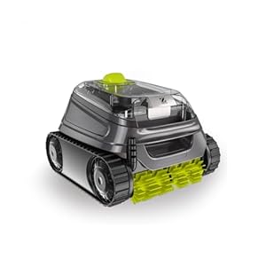 Zodiac Automatischer Poolroboter CNX 2020 für bis zu 10x5 m, reinigt Boden, Wände und Wasserlinie, Zyklonsaugtechnologie, Agile Fortbewegung, Inklusive 15 m Kabel und Feinfilter