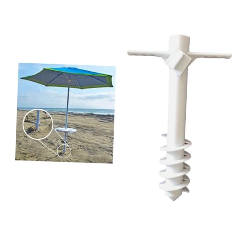 DOITOOL Five-Pin Beach Umbrella Sand Anchor Ground Spike Base Outdoor Umbrella Holder for Garden and Beach Use