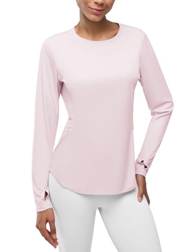 Women's UPF 50+ Sun Protection Long Sleeve Shirts Rash Guard Shirts Lightweight Quick Dry Hiking Fishing Swim Shirts Outdoor