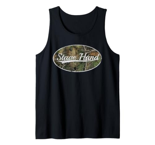 Image of Stage Hand Camouflage Backstage Crew Graphic Tank Top