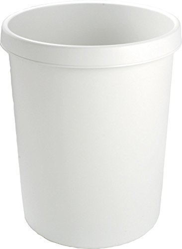 Helit H6106282 grande-rifiuti, 45 L, grigio