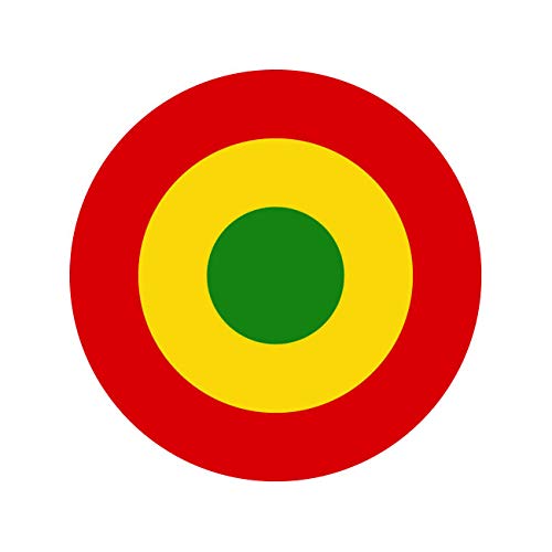 fagraphix Ghana Air Force Roundel Sticker Die Cut Decal FA Vinyl - 1.25 Wide